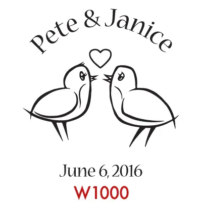 Stock art W1000 — wedding