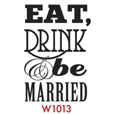 Stock art W1013 — wedding