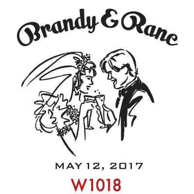 Stock art W1018 — wedding