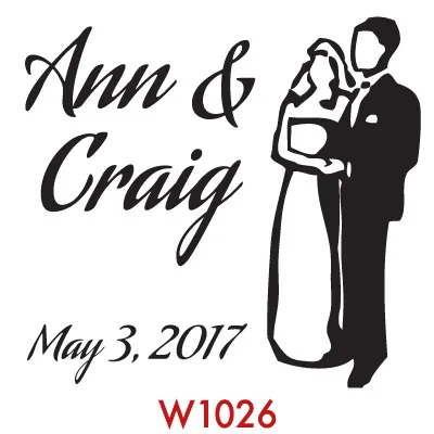 Stock art W1026 — wedding